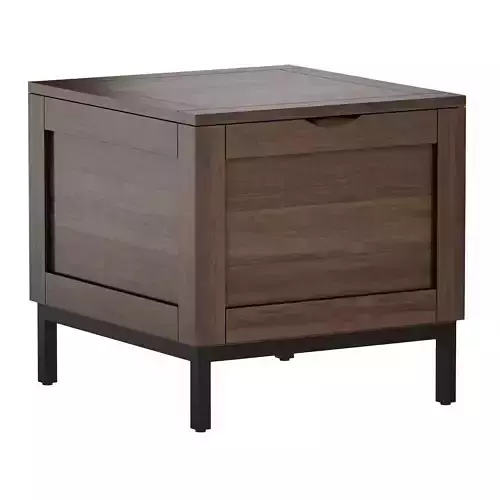 Tucker Grey Side Trunk Crate and Barrel