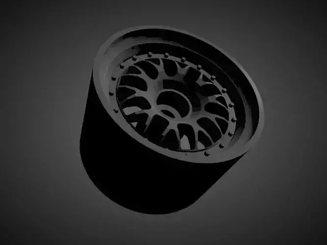 BBS E87 rims with brakes and tires for Hot Wheels