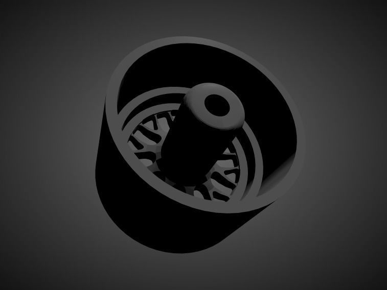 BBS E87 rims with brakes and tires for Hot Wheels 3D print model_1