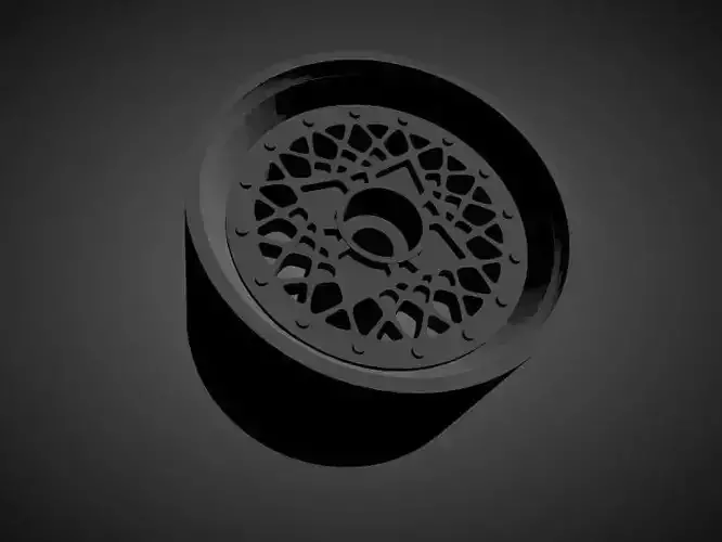 BBS E76 rims with brakes and tires for Hot Wheels