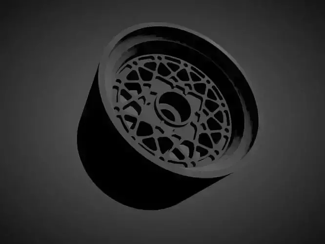 BBS E68 rims with brakes and tires for Hot Wheels