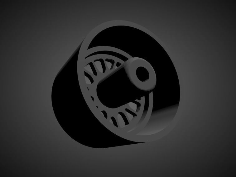 BBS E14 rims with brakes and tires for Hot Wheels 3D print model_1