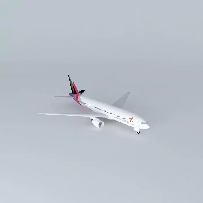 Asiana Airlines Asiana Airlines Boeing 777 28E ER 2013 Free 3D model