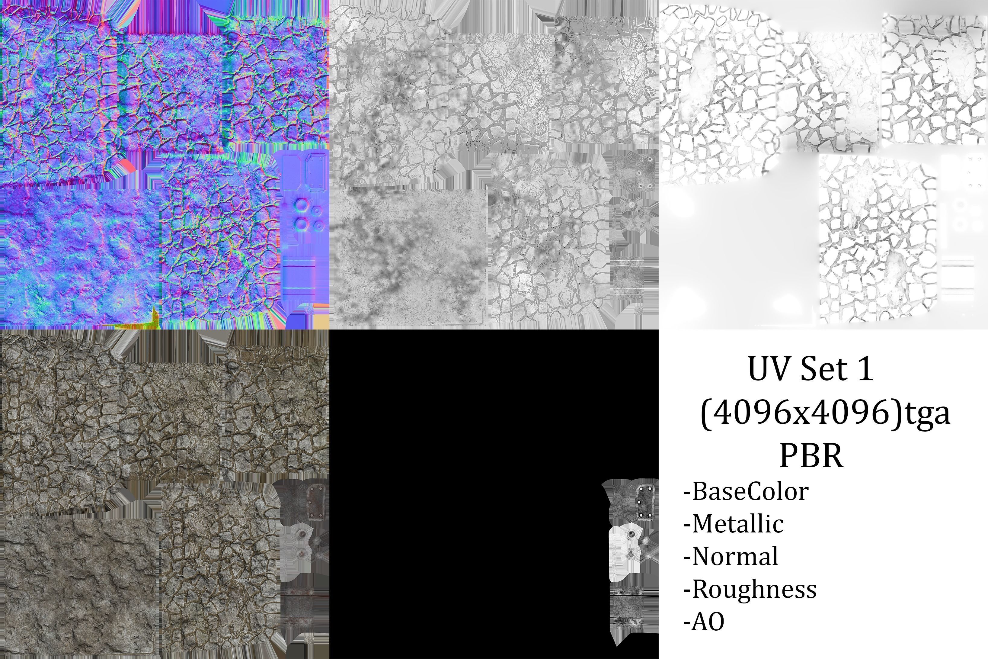 Tropical well Low-poly 3D model_4