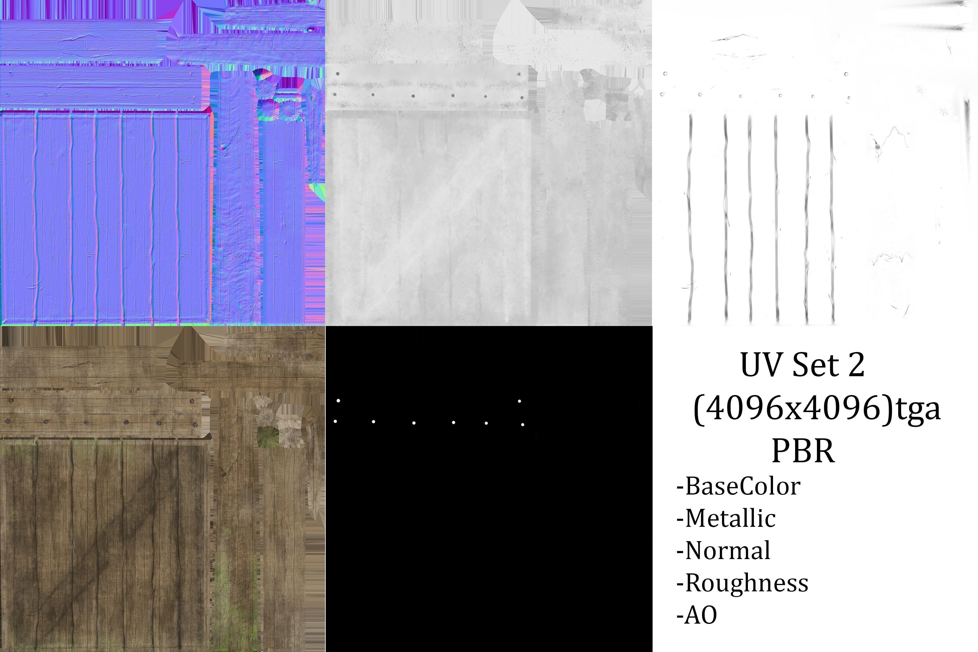 Tropical well Low-poly 3D model_5