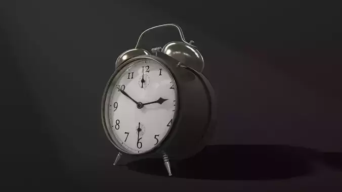 Old Green Alarm Clock