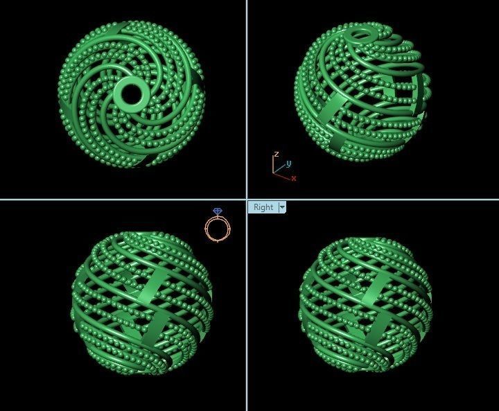 3 Size Ball Set Desighns 3D print model_1