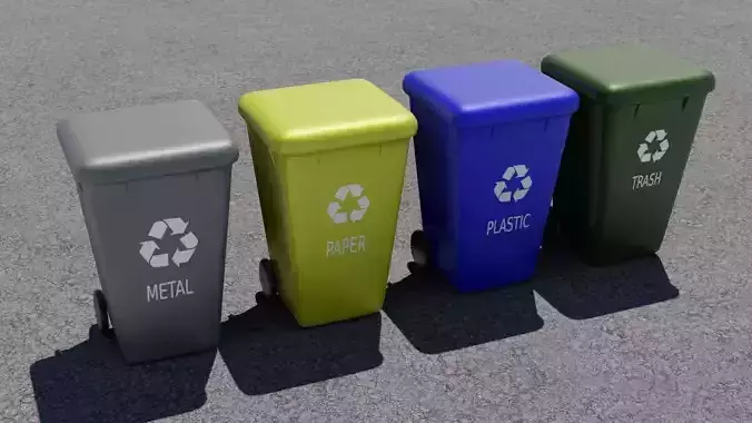 Garbage 3D models