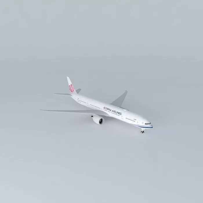 China Airlines Boeing 777 300ER B 18051 2015 Wi-Fi Dome Free 3D model
