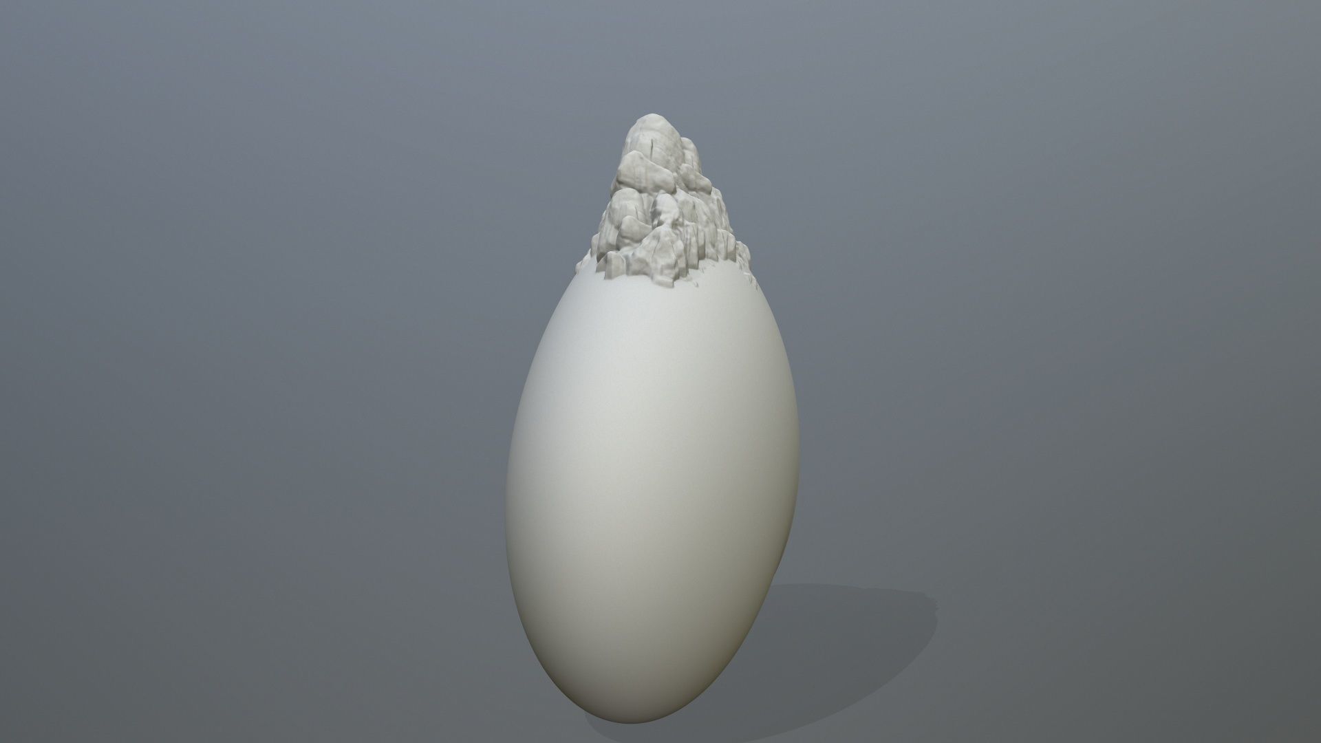 ice heart 3D print model_2