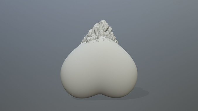 ice heart 3D print model