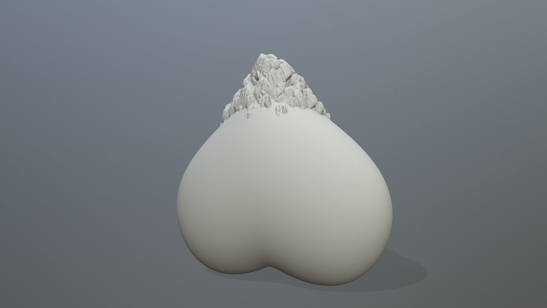 ice heart 3D print model_4