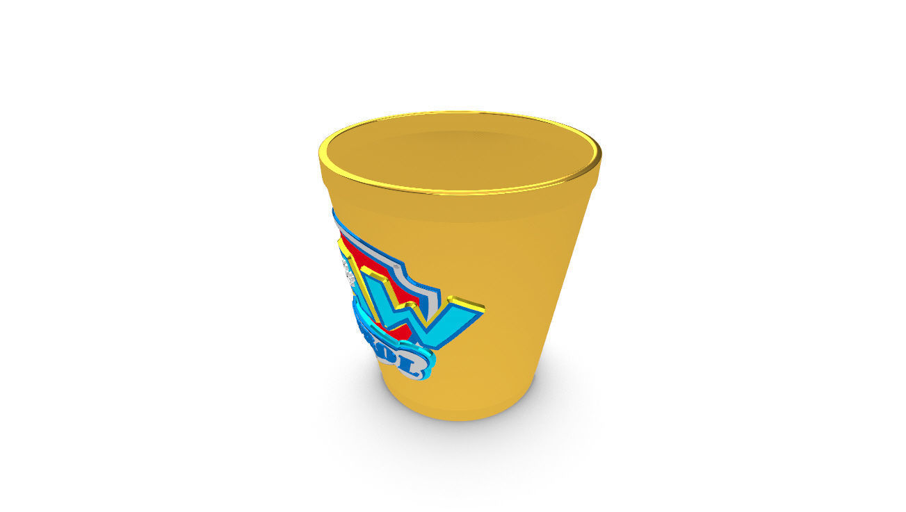 Paw Patrol Cup Container 3D Print Ready  3D print model_35