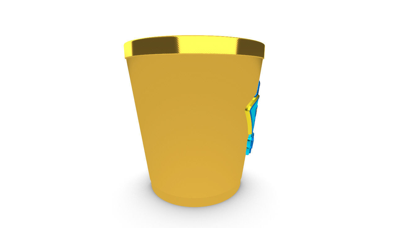Paw Patrol Cup Container 3D Print Ready  3D print model_21