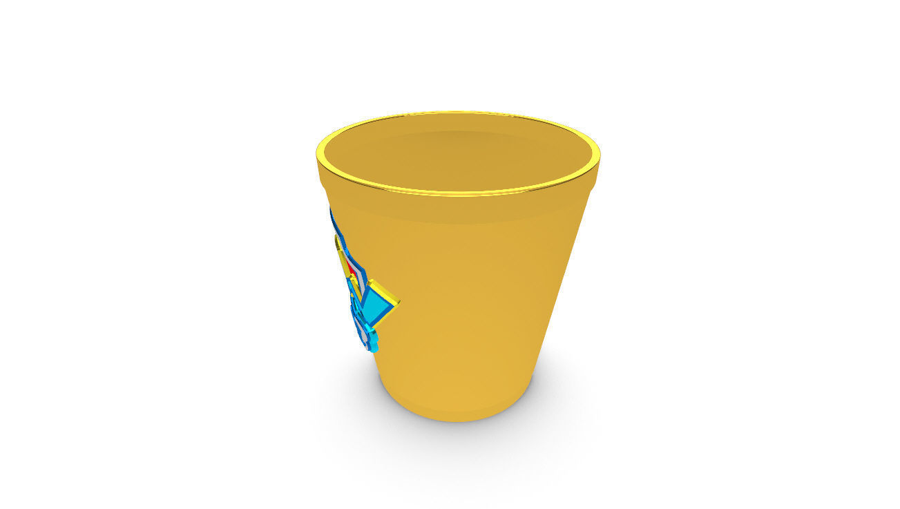 Paw Patrol Cup Container 3D Print Ready  3D print model_38