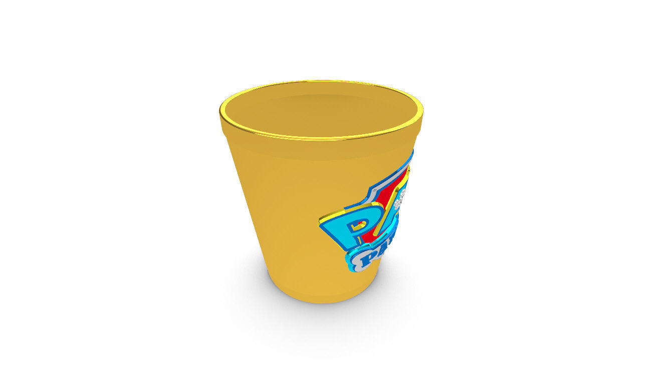 Paw Patrol Cup Container 3D Print Ready  3D print model_55