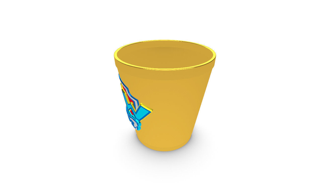 Paw Patrol Cup Container 3D Print Ready  3D print model_37