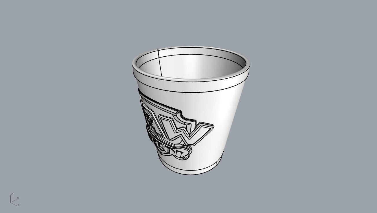 Paw Patrol Cup Container 3D Print Ready  3D print model_64