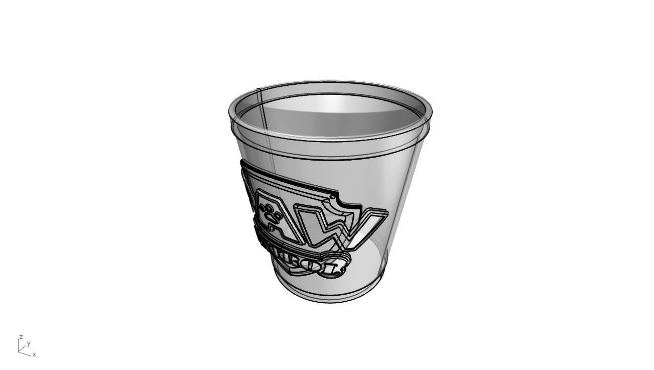 Paw Patrol Cup Container 3D Print Ready  3D print model_93