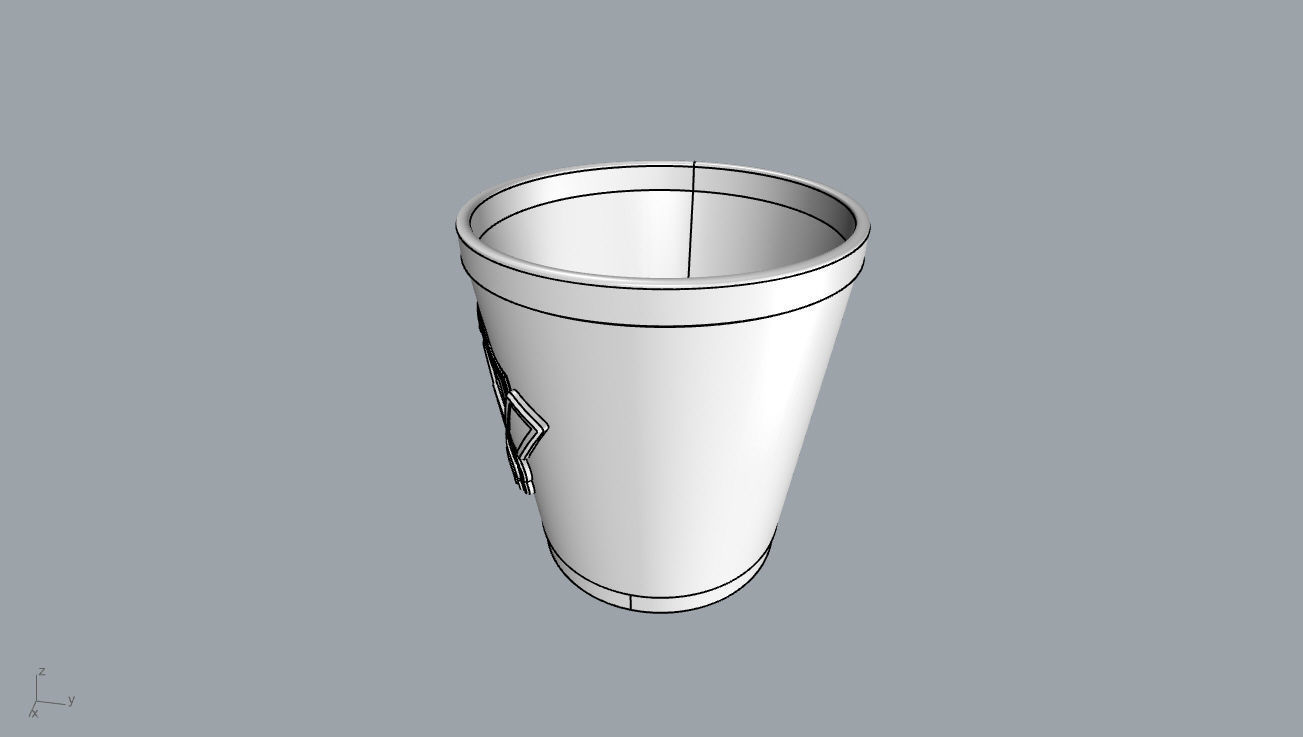 Paw Patrol Cup Container 3D Print Ready  3D print model_69