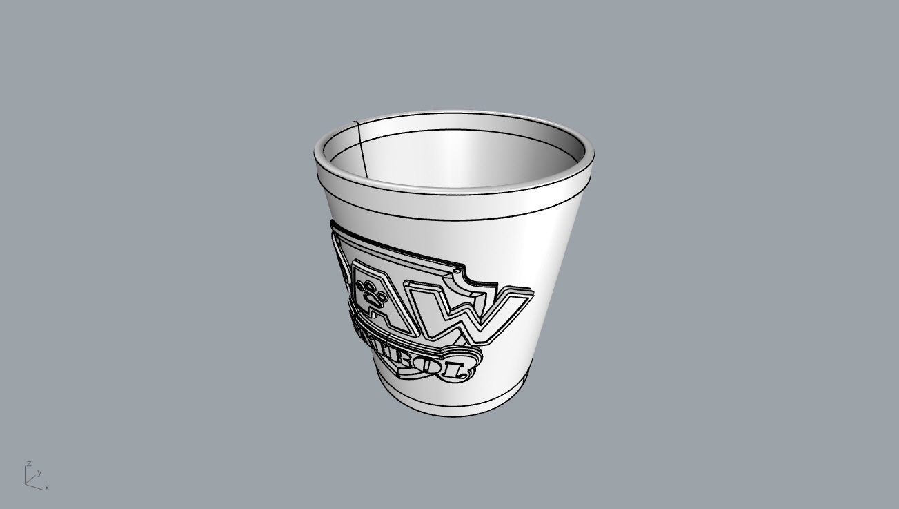 Paw Patrol Cup Container 3D Print Ready  3D print model_63