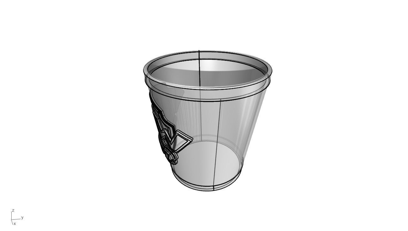 Paw Patrol Cup Container 3D Print Ready  3D print model_97