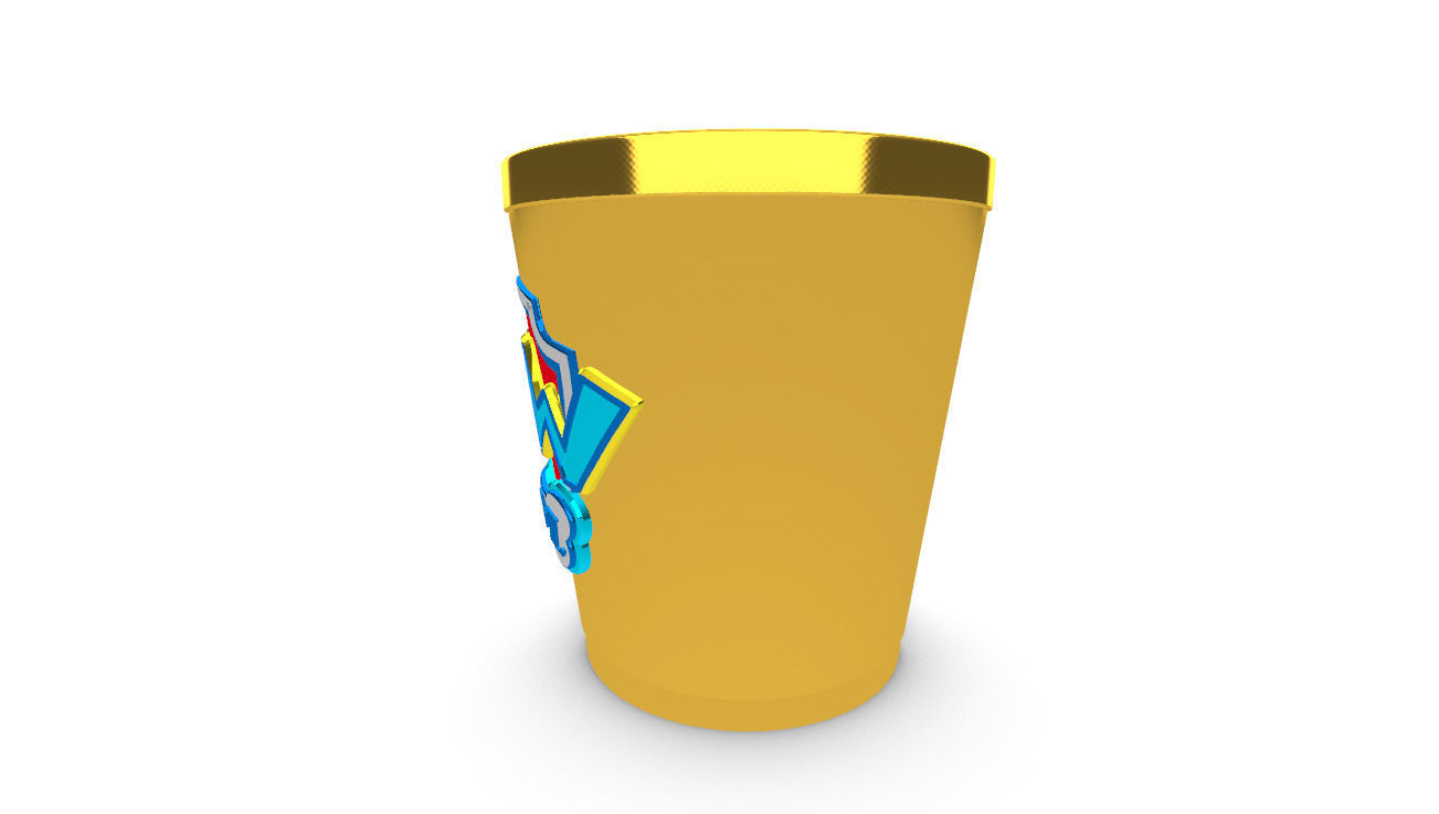 Paw Patrol Cup Container 3D Print Ready  3D print model_8