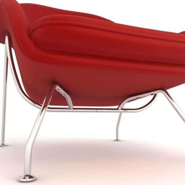 Womb Chair 3D model_4