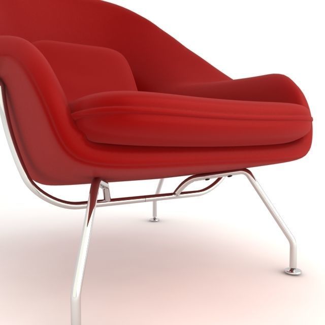 Womb Chair 3D model_3