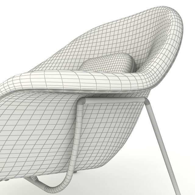 Womb Chair 3D model_11