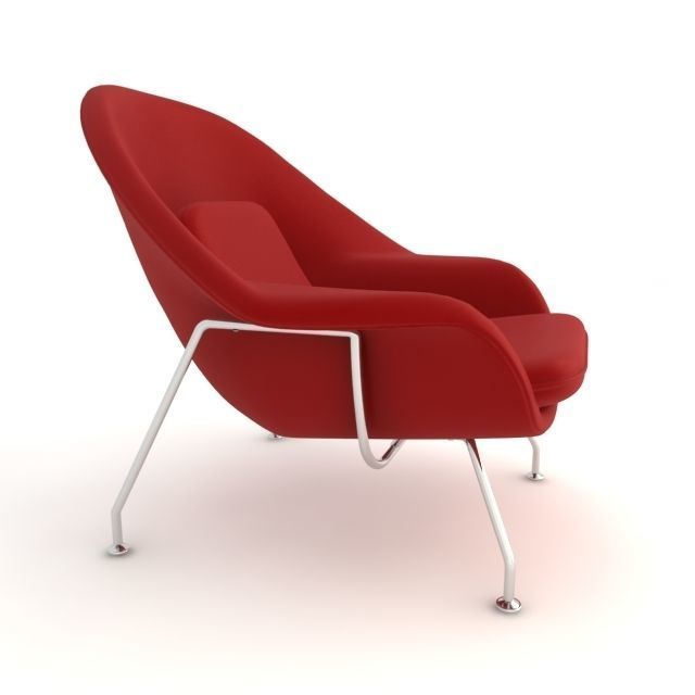 Womb Chair 3D model_1