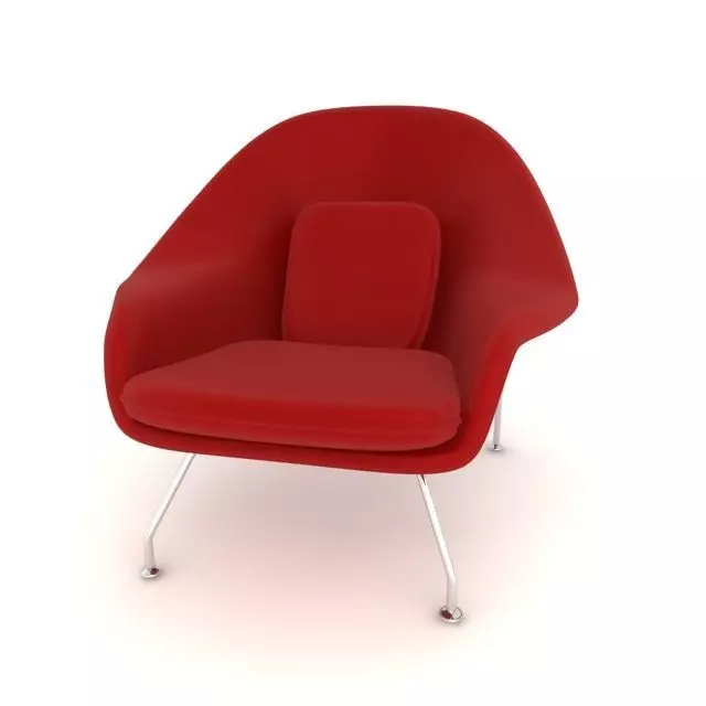 Womb Chair 3D model_0