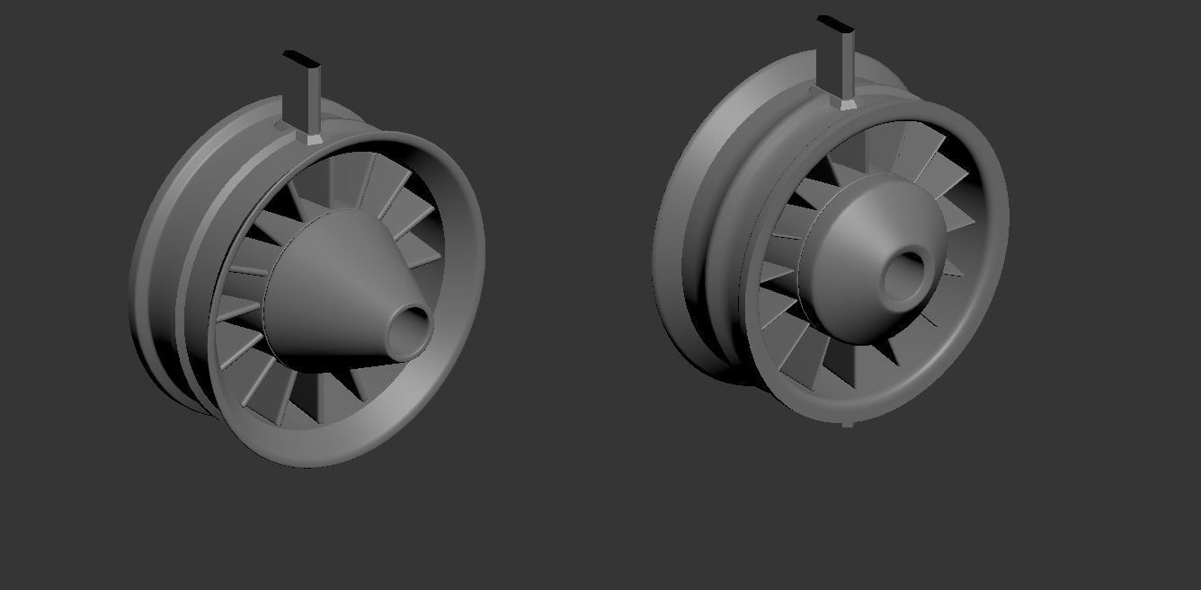 Masterscene of a Windtunel for Vehicles Low-poly 3D model_3