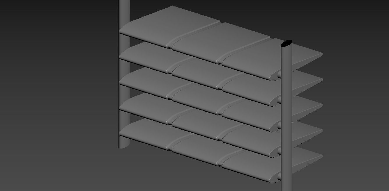 Masterscene of a Windtunel for Vehicles Low-poly 3D model_6