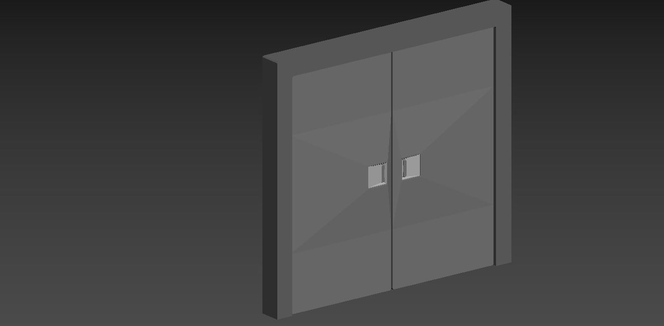 Masterscene of a Windtunel for Vehicles Low-poly 3D model_8