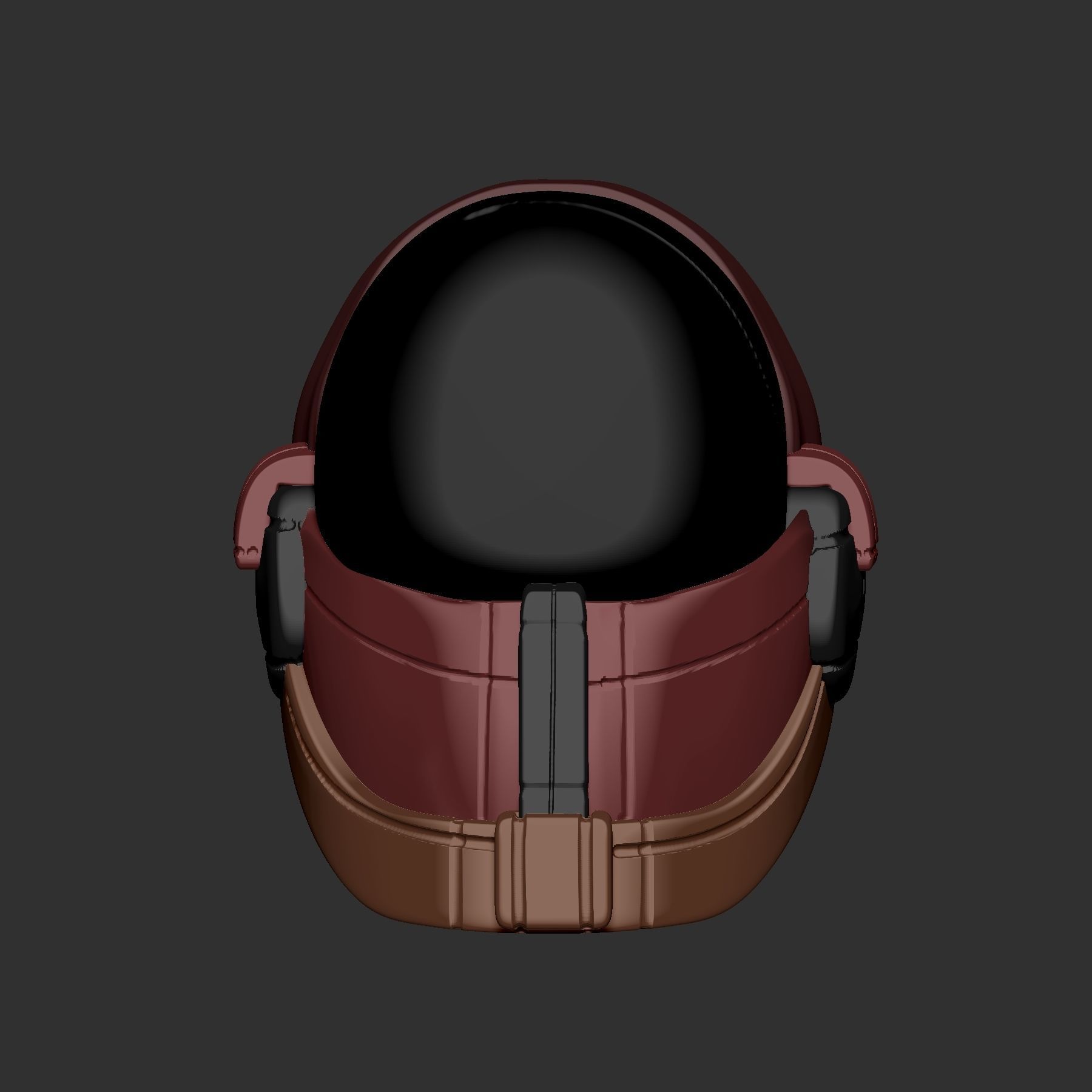 High quality scifi helmet high poly sculpt ver 4 3d printable 3D model_2