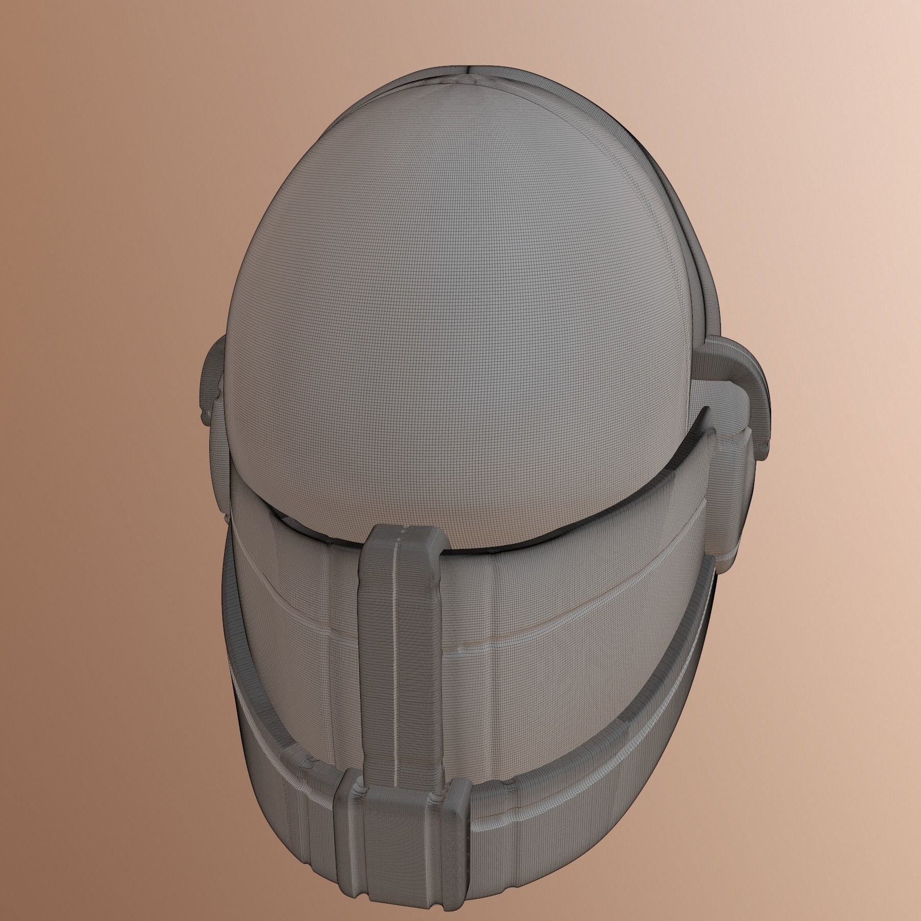 High quality scifi helmet high poly sculpt ver 4 3d printable 3D model_10