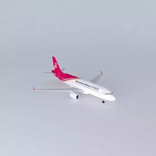 Shenzhen Airlines Shenzhen Airlines Airbus A320 232 2013 Free 3D model