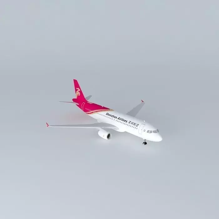 Shenzhen Airlines Shenzhen Airlines Airbus A320 232 2013 Free 3D model_0