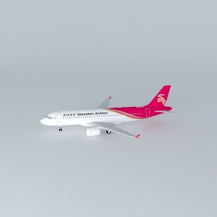 Shenzhen Airlines Shenzhen Airlines Airbus A320 232 2013 Free 3D model_2