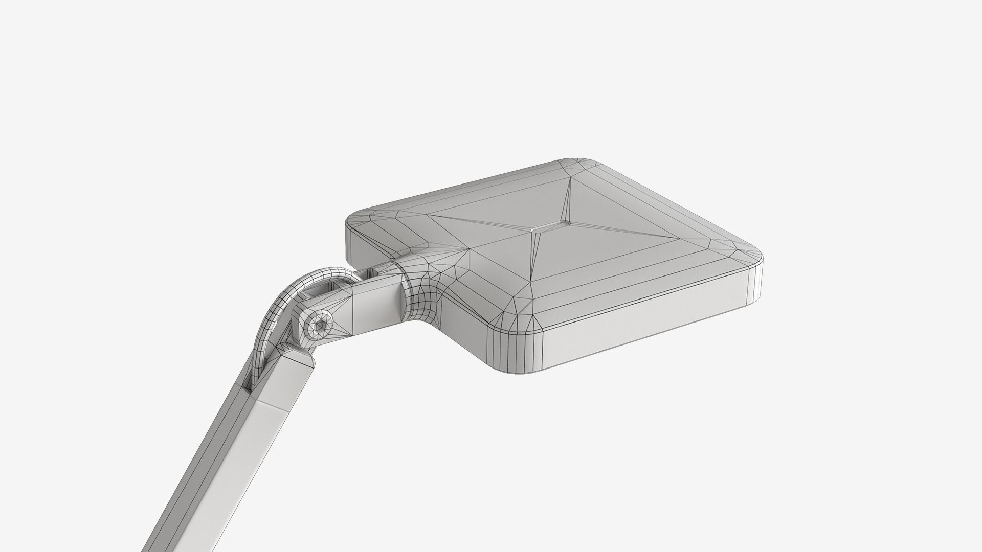 Table Lamp Low-poly 3D model_9