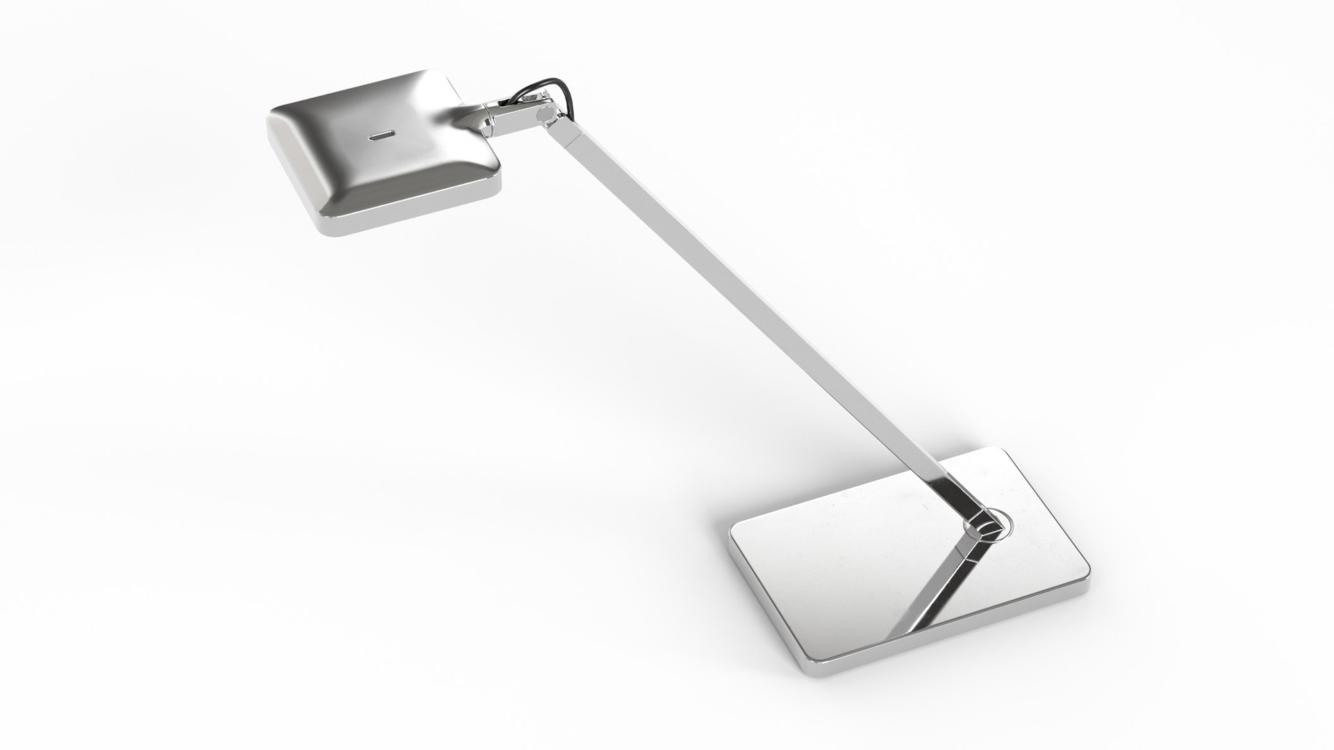 Table Lamp Low-poly 3D model_1