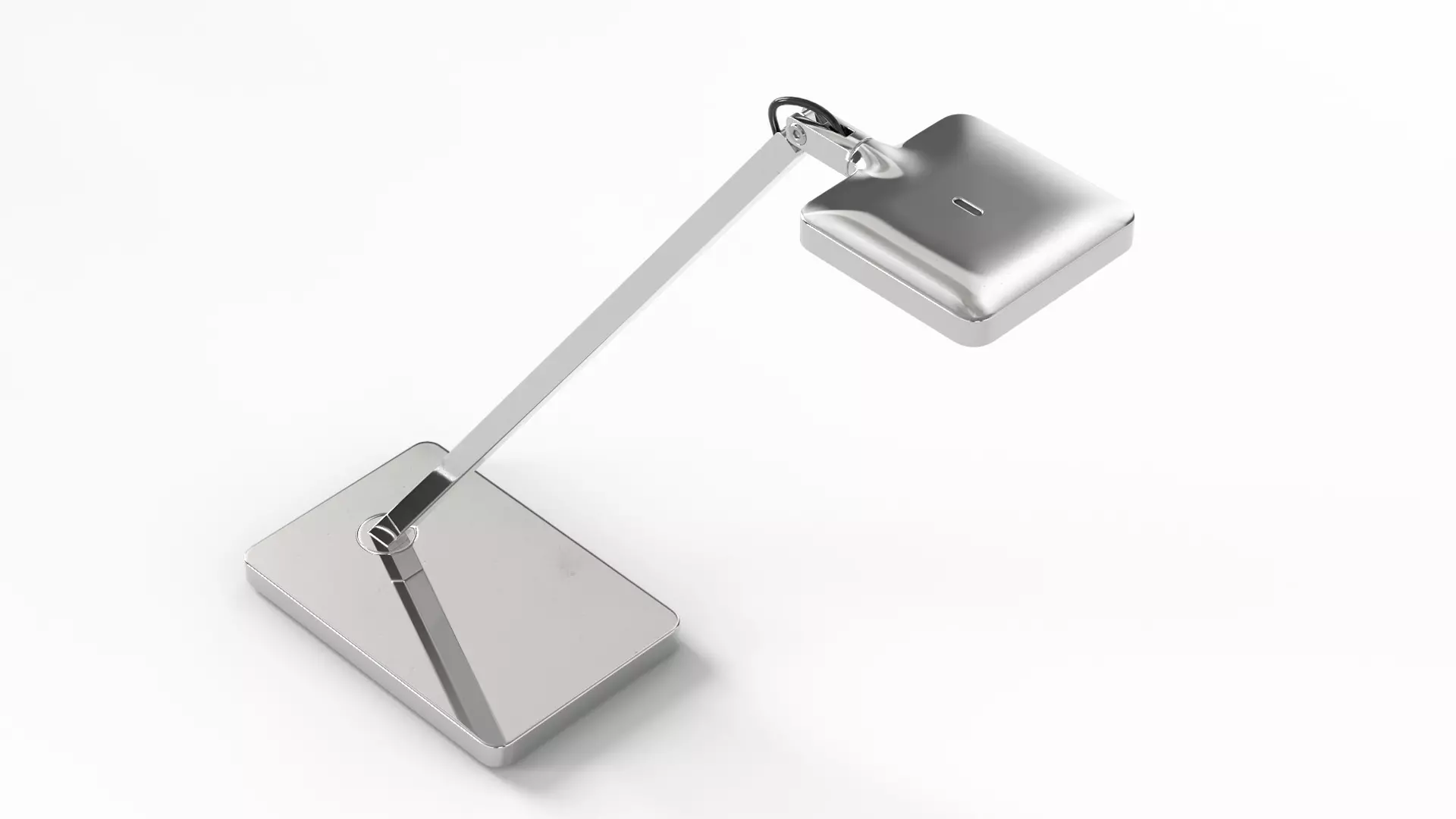 Table Lamp Low-poly 3D model_0