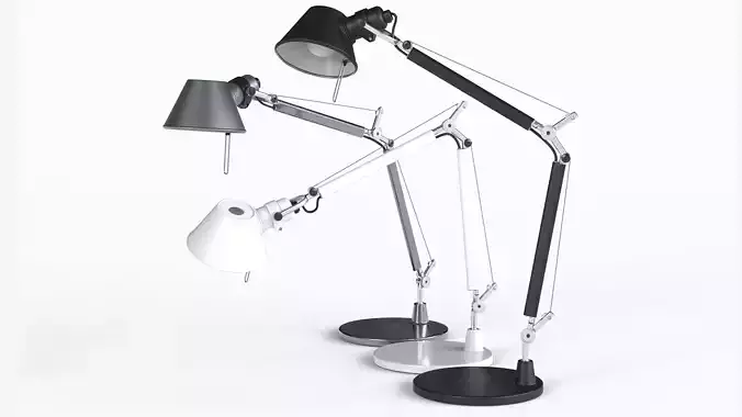 Table Lamp  Low-poly 3D model