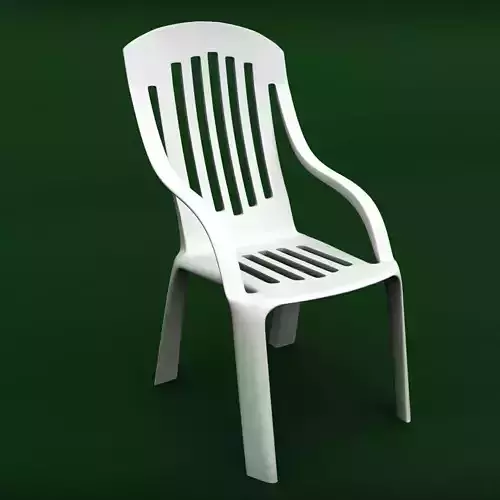 Plastic garden chair