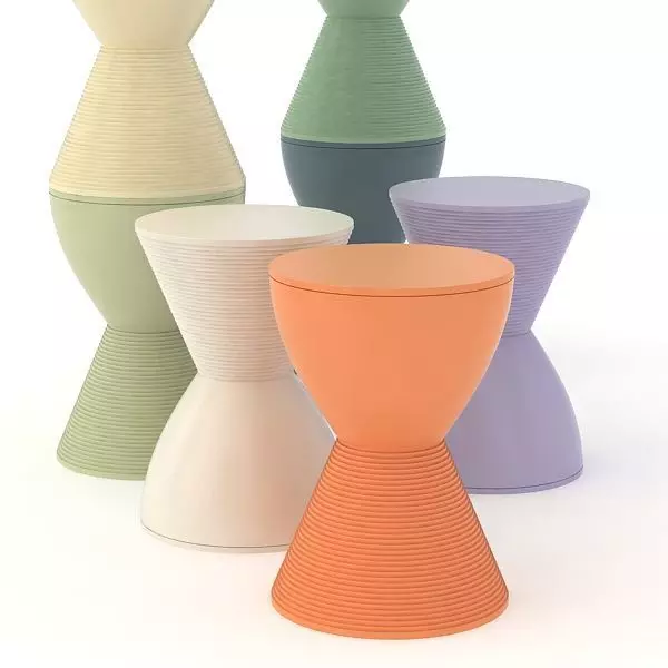 Prince Aha Stool 3D model_0