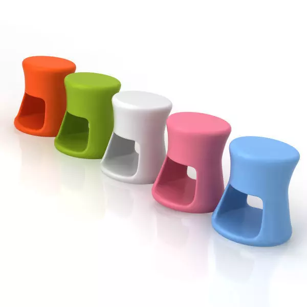 Tiki Stool 3D model_0