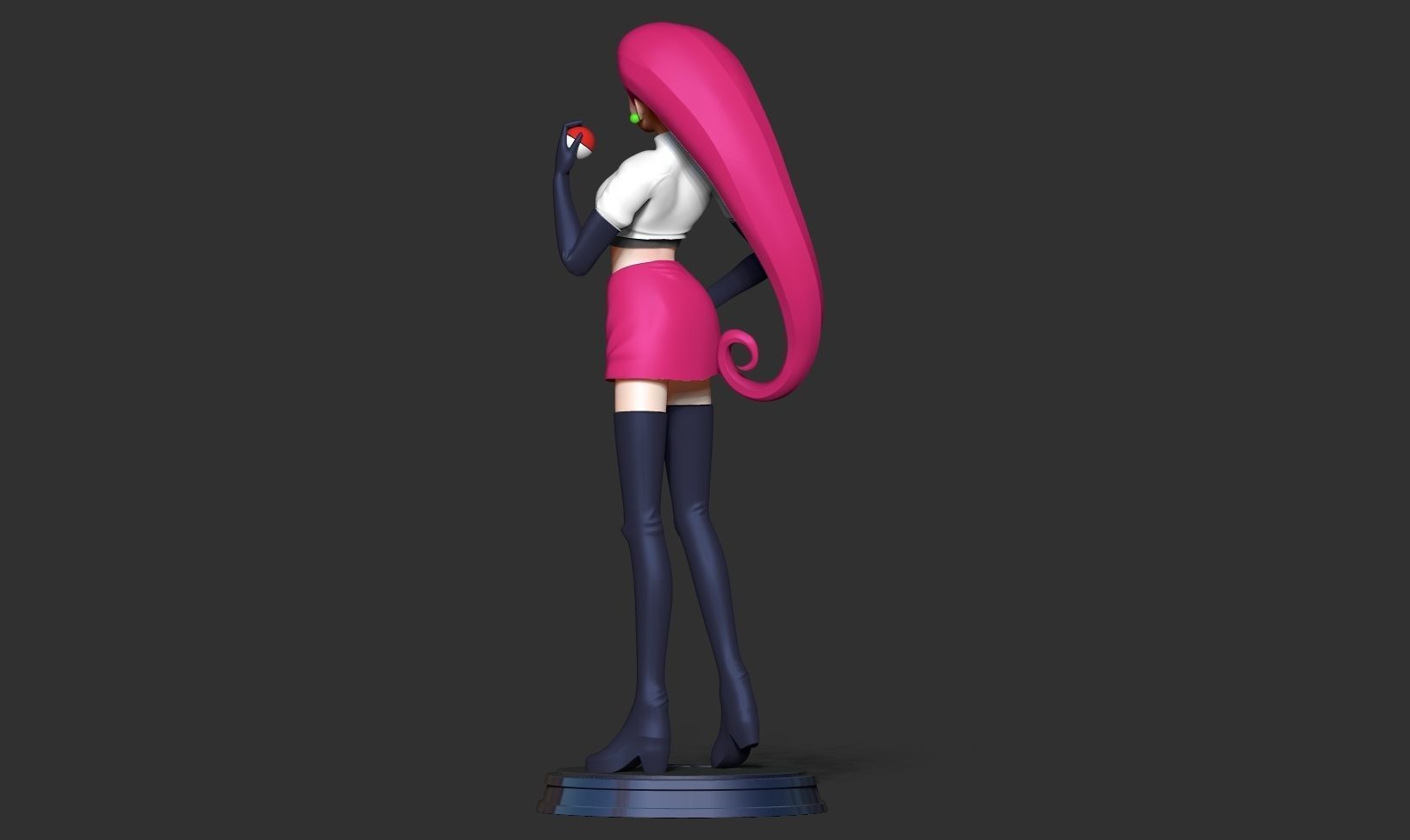 Jessie - Pokemon Fanart 3D print model_6