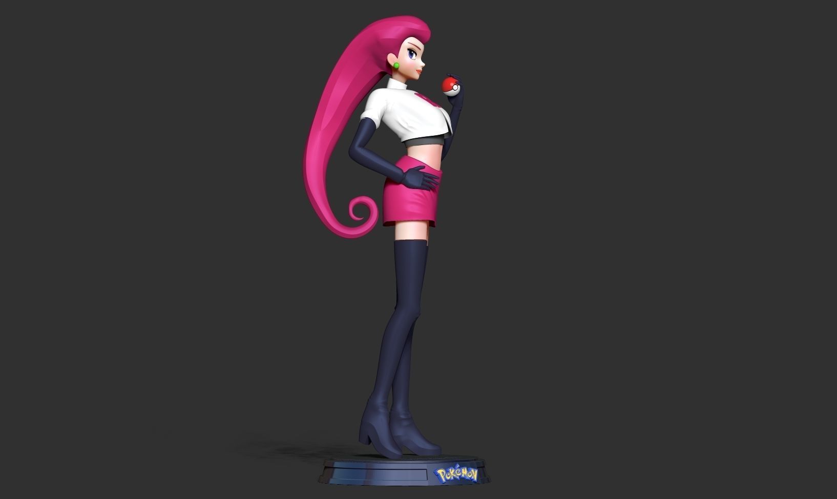 Jessie - Pokemon Fanart 3D print model_14