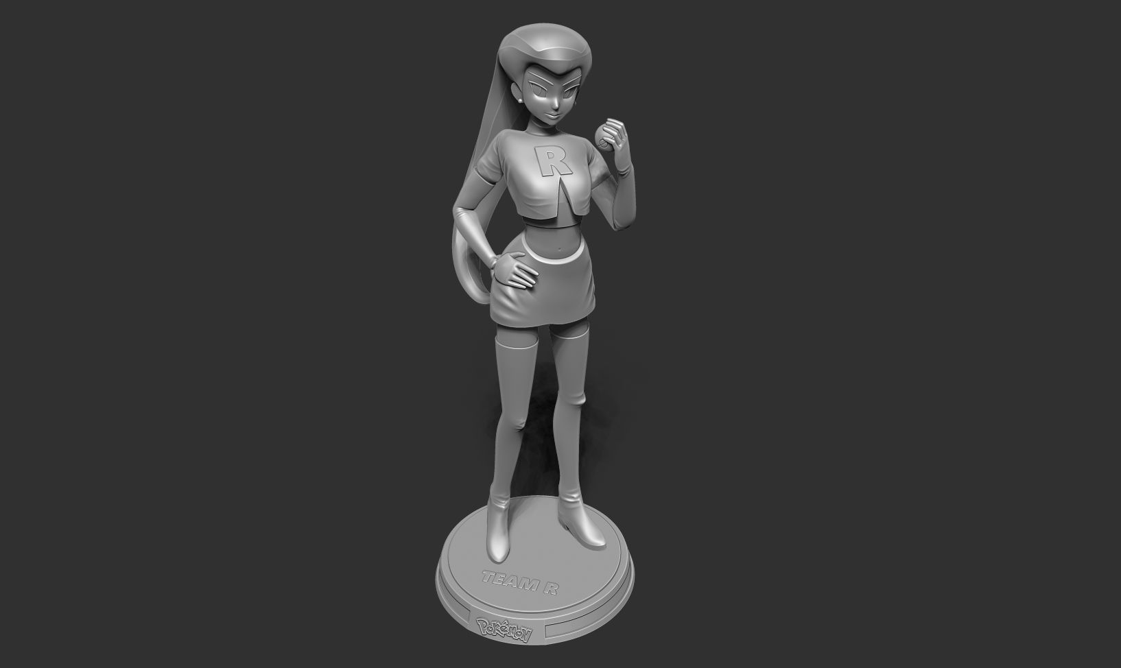 Jessie - Pokemon Fanart 3D print model_20
